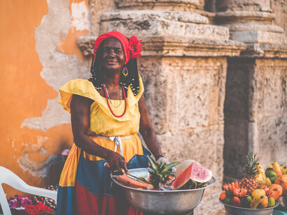 Cartagena de Indias, Colombia. En las calles colombianas los matices son infinitos y el espectro de colores cambia constantemente sin advertencia