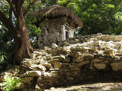 Xaman-Há, zona arqueológica de Playa del Carmen, Quintana Roo, México