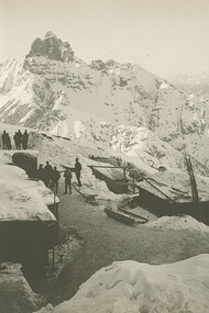 Postazione austriaca sul monte Piana