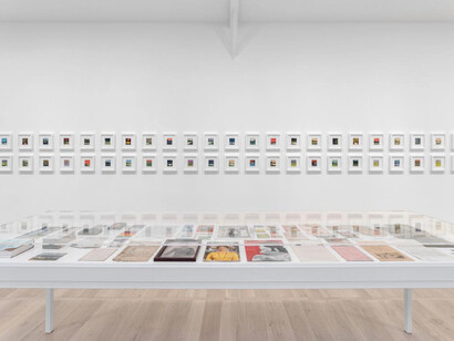 Frank Walter, Moon voyage, exhibition view. Courtesy of David Zwirner Gallery
