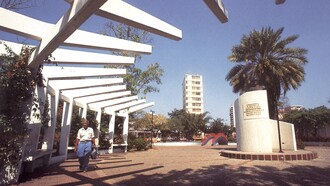 Plaza Alonso de Ojeda en Ciudad Ojeda, estado Zulia, Venezuela