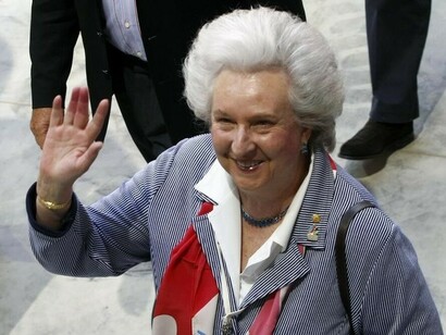 La infanta Pilar de Borbón