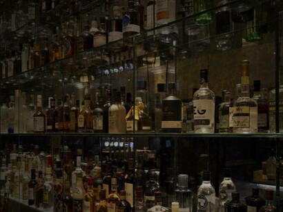 A collection of the best spirits available in all of the bars in Glasgow, Scotland