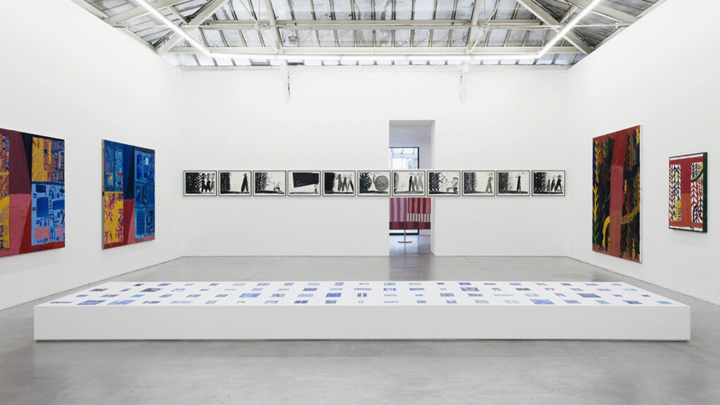 Pink road through forest. Courtesy of VNH Gallery