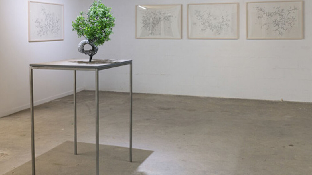 Loris Cecchini, Exhibition view. Courtesy of Galleria Continua