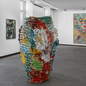 Norbert Prangenberg, vue d'exposition. Avec l'aimable autorisation de la Galerie Karsten Greve