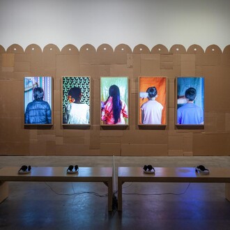 Mitja Tušek et Bertille Bak, Wait and see, vue de l'exposition. Avec la courtoisie de Centrale