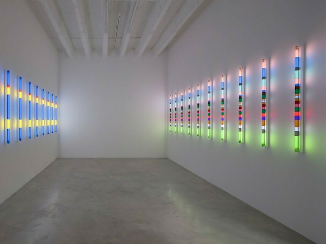 Spencer Finch, Exhibition view. Courtesy of Galerie Nordenhake