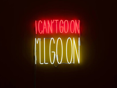 Alfredo Jaar, I can’t go on. I’ll go on (No puedo seguir. Seguiré), 2016. Cortesía del Pérez Art Museum Miami
