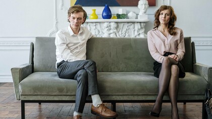 A couple forced to deal with the fact that one of them cheated on the other