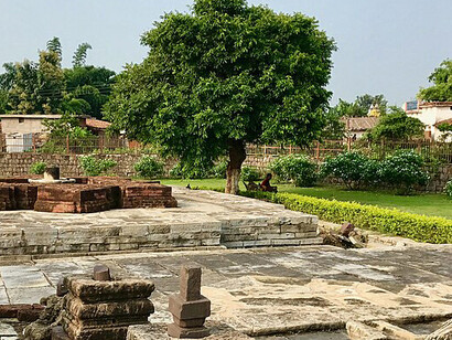 The Baleshwar Shiva Temple is an important archaeological ruin and temple complex preserving the foundations and plinths of several ancient shrines. The site has yielded numerous sculptures of Hindu deities, carved pillars, temple fragments, reliefs, and Shiva lingas, reflecting the region’s religious and architectural heritage. It was also documented by Alexander Cunningham during his archaeological surveys of India