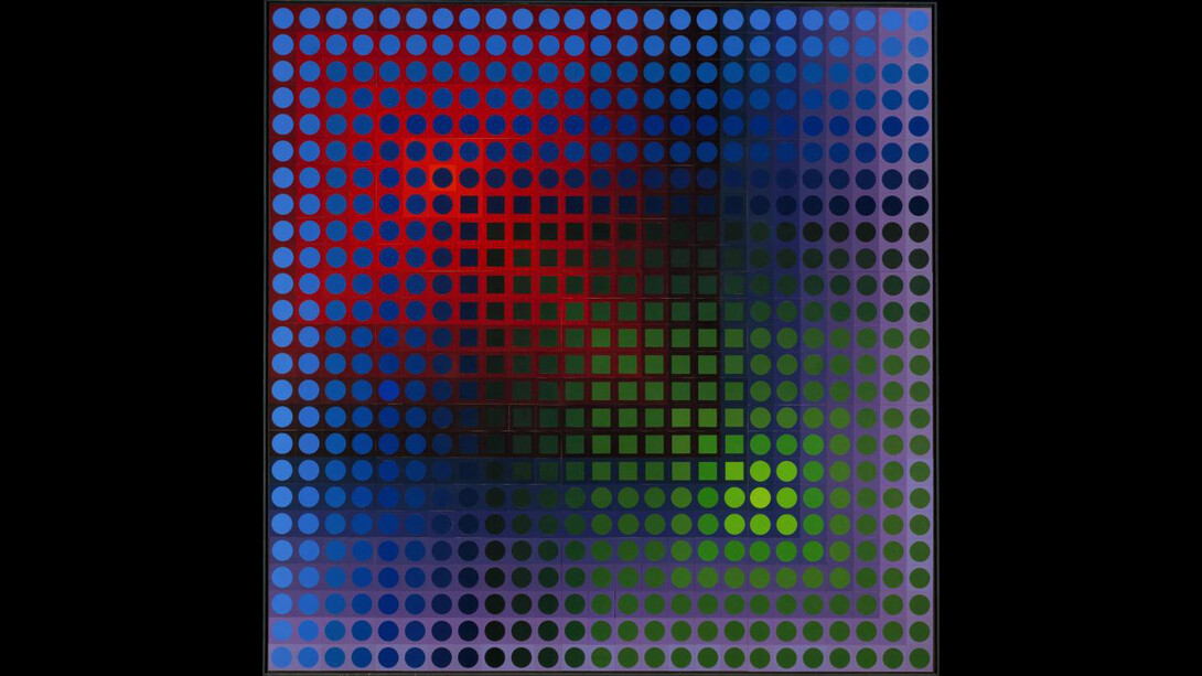 Vasarely. Courtesy of Centre Pompidou