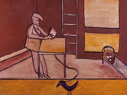 Andrzej Jackowski, Time of the Dream 10, 2014, Oil on canvas, 164 x 181 cm