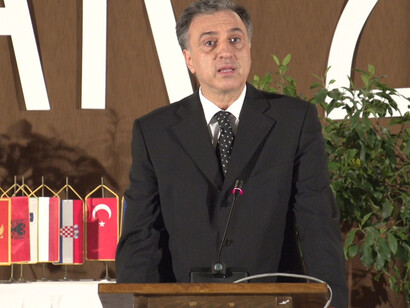 The President of Montenegro addressing in  Mahar conference