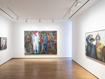 Martial Raysse, Recent works, exhibition view. Courtesy of Templon