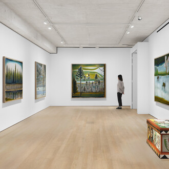 Billy Childish, like a god i love all things, exhibition view. Courtesy of Lehmann Maupin