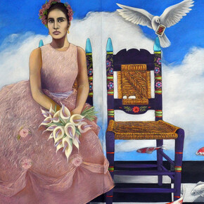 Judithe Hernández, In my dreams I am a bride (En mis sueños soy una novia) (detail), 2019. Courtesy of Craig Krull Gallery