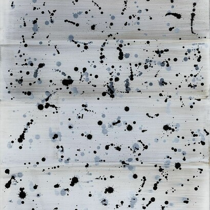 Julie Umerle, Transoxide III, 2015, 60 x 50 cm, Aquacryl and shellac ink on wet stretched paper