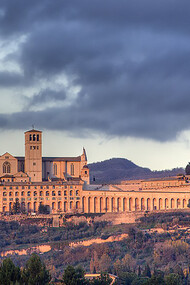 A view from the town of Assisi in Italy