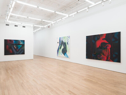 Jordan Kasey, I can hear the grass grow, exhibition view. Courtesy of Nicelle Beauchene Gallery