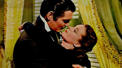 Clark Gable y Vivien Leigh en «Lo que el viento se llevó»