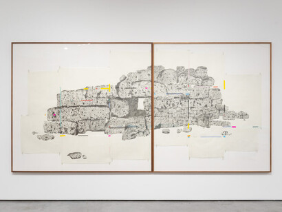 Ester Partegàs, Arquitectura menor, vista de exhibición. Cortesía de Es Baluard Museu d'Art Contemporani de Palma