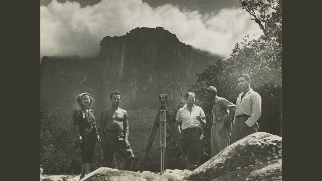 Ruth Robertson (American, 1905–1998), Members of the Angel Falls Expedition, 1949. Gelatin silver
print, 7.25 x 9.5 in., Ruth Robertson Papers and Photography Collection, 25.2. Courtesy Harry Ransom
Center
