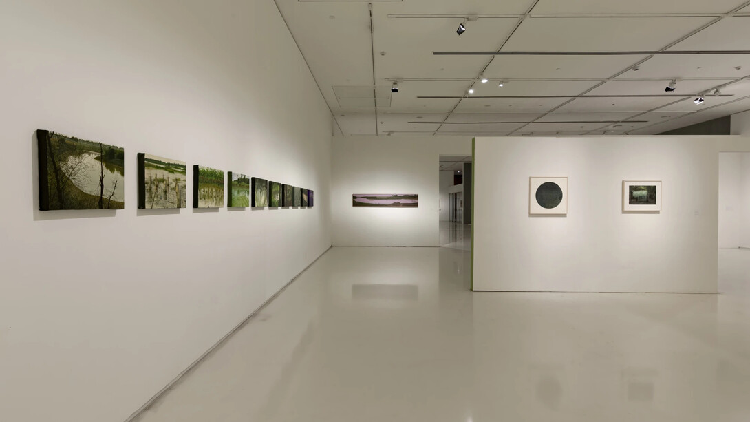 Santanu Debnath, Morphology of water, exhibition view. Courtesy of Emami Art