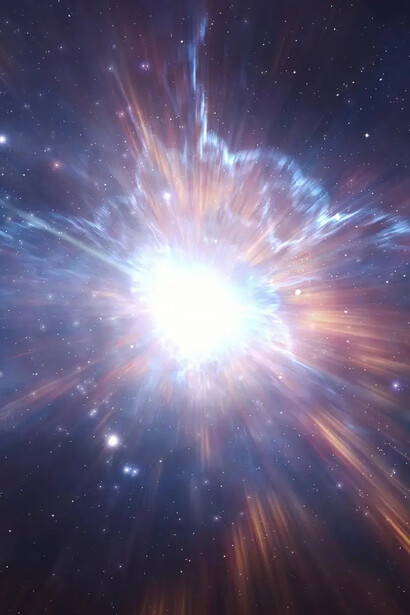 Representación gráfica del Big Bang