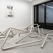 Quentin Lefranc, Là, vue de l'exposition. Avec l'aimable autorisation de la galerie QG