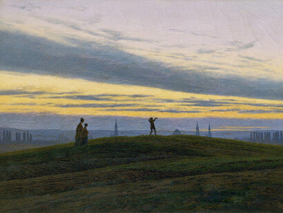 Caspar David Friedrich, The Evening Star, Oil on canvas. Goethe House, Frankfurt-am-Main, Germany