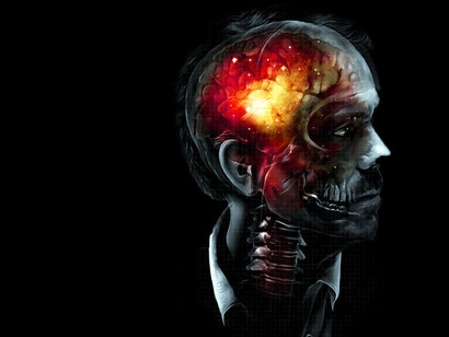 Un cerebro humano aislado en un tarro