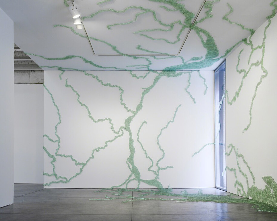 Maya Lin, Exhibition view. Courtesy of Pace Gallery