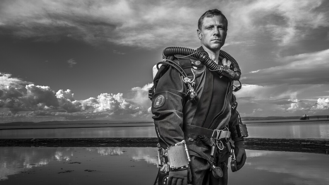 Portrait of an Underwater Explorer by Martin Hartley
