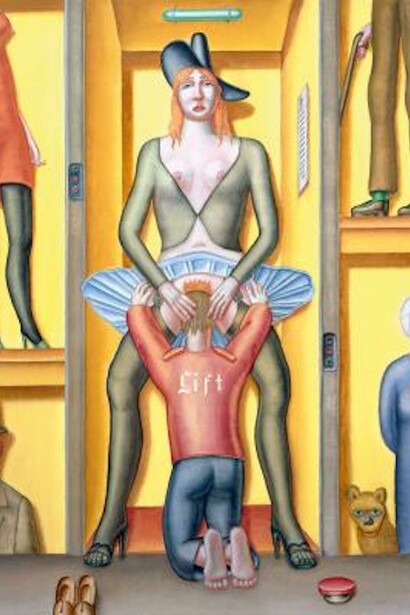 Derrière le rideau. Courtesy of Galerie Lelong