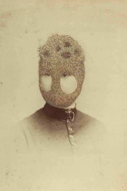 Tom Butler, Penny, 2013, Gouache on Albumen print, 16.5 x 10.5 cm