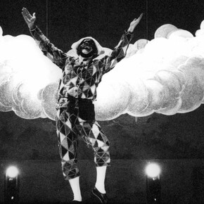 Ferruccio Soleri (1977) in “Arlecchino” © Luigi Ciminaghi / Archivio Piccolo Teatro di Milano