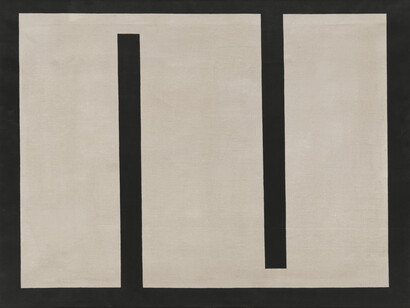 Julije Knifer. Meander No. 5. 1960. Oil on canvas. Gift of Mr. and Mrs. Walter Hochschild and The Gilman Foundation Fund