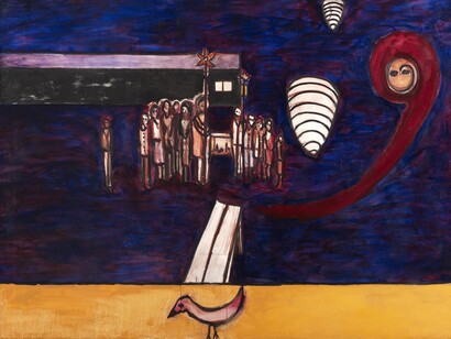 Andrzej Jackowski, Time of the Dream 11, 2014, Oil on canvas, 164 x 181 cm