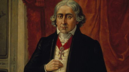 José Bonifácio de Andrada e Silva, conhecido como Patriarca da Independência, não apenas desempenhou um papel crucial na história política do Brasil, mas também fez importantes contribuições para a ciência, incluindo mineralogia, botânica e zoologia.  Retrato de José Bonifácio de Andrada e Silva, pintado por Benedito Calixto de Jesus, óleo sobre tela, 1902, obra que integra o acervo do Museu Paulista da USP