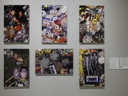 Buttons on! Exhibition view. Courtesy of Museum of Craft and Design 