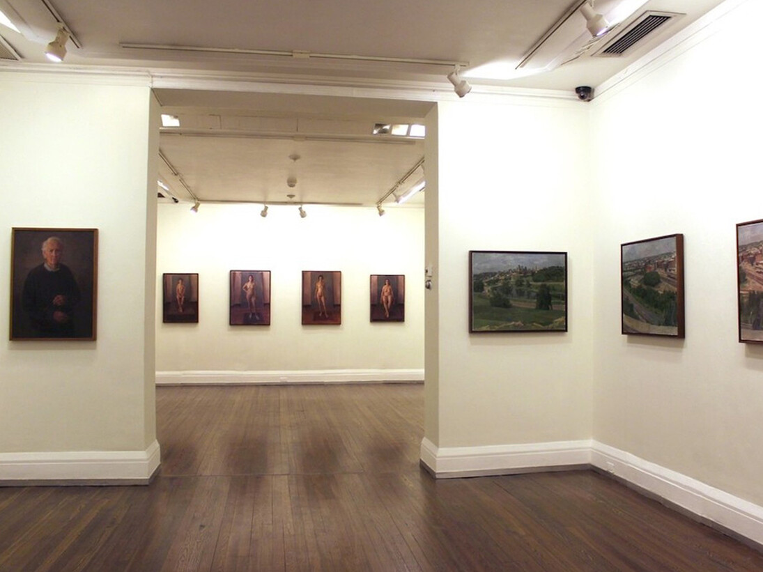 Wilbur Niewald. Recent Paintings, exhibition view. Courtesy of New York Studio School