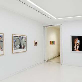 Juan Carlos Martínez, The show must go on, vista de exhibición. Cortesía de la Galería Fernando Pradilla 