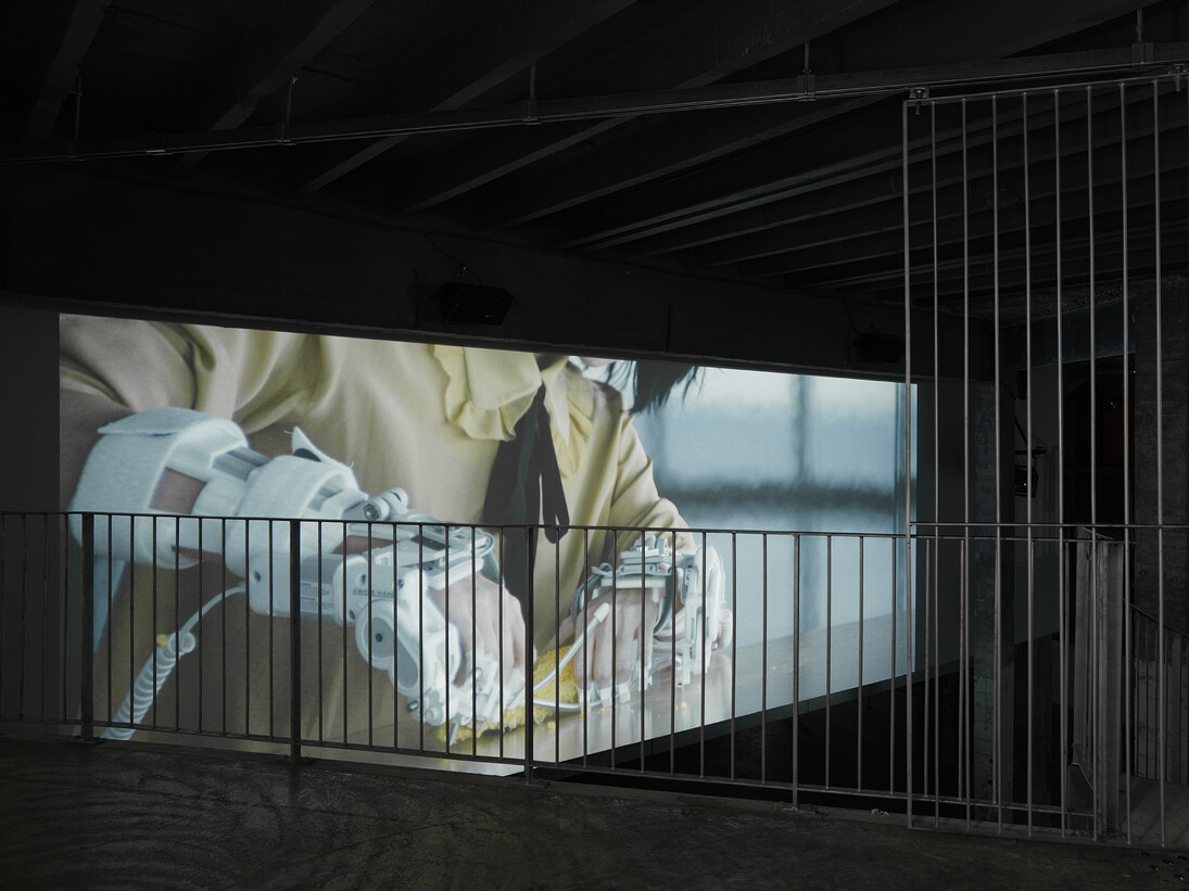 All images: Exhibition view of Jesper Just "Servitudes", Palais de Tokyo (24.06 – 13.09 2015). Courtesy of the artist, Galerie Perrotin (Paris, New York, Hong Kong) & Anna Lena Films. Photo : Aurélien Mole