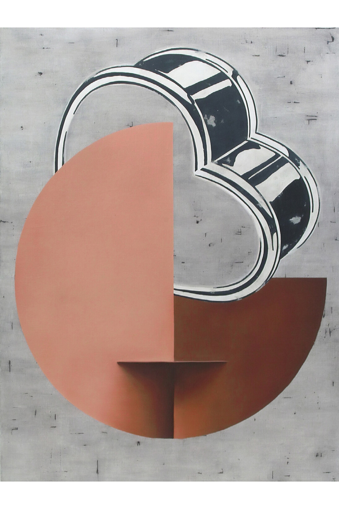 Anne Neukamp, Patch, 2014, Oil, acrylic and tempera on canvas, 78 3/4 by 59 in. 200 by 150 cm
