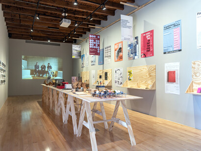 Atlas de arquitectura contemporánea en México, exhibition view. Courtesy of Museo Amparo