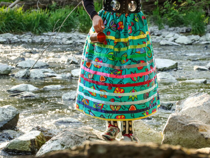 Katherine Takpannie, Autumn peltier #3 (detail), 2020. Courtesy of Aga Khan Museum