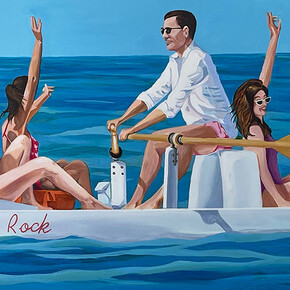Rémy de Haenen, Eden rockers au large, 2025. Courtesy of Space Gallery St Barth