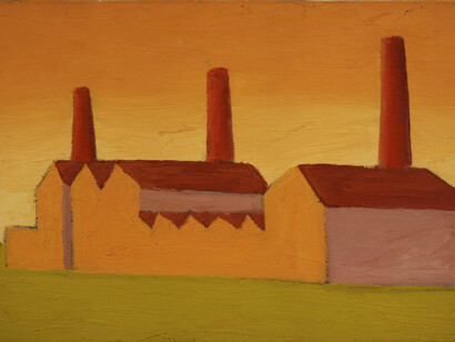 Fabbriche, 1981. Courtesy of Galleria In Arco 