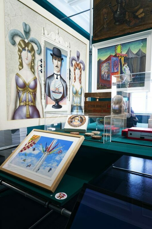 Linz blick. Die stadt im fokus, ausstellungsansicht. Mit freundlicher genehmigung des Nordico Stadtmuseum